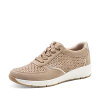Jana Zapatillas Bajas Veganas 8-23766-46 para Mujer, Color Topo, 39 EU