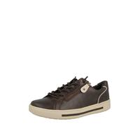 Jana Zapatillas Planas con Cremallera Vegan Mocca 39 para Mujer