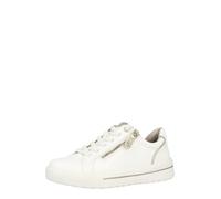 Jana Damen Sneaker Low Vegan 8-23770-46, Zapatillas Mujer, Oro Blanco, 37 EU