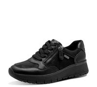 Jana Zapatillas Deportivas Laced Tex + Vegan para Mujer, Color Negro, Talla 42 EU, Negro Uni, 42 EU