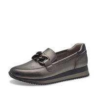Jana Zapatillas Deportivas para Mujer Slip On 8-24766-43, Plataforma, Plata, 38 EU