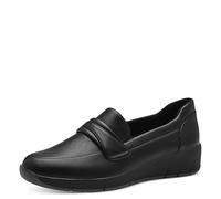 Jana Zapatillas para Mujer 8-24666-43, Mocasín, Color Negro, 38 EU Ancho