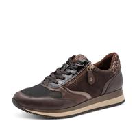 Jana Zapatillas Planas con Cremallera Vegan Mocca 38 para Mujer