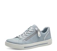 Jana Zapatillas Planas con Cremallera Veganas para Mujer, Azul Celeste, 39 EU