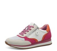 Jana Zapatillas Planas con Cremallera Veganas para Mujer, Color Naranja/Fucsia, Talla 42 EU, Naranja Fucsia, 42 EU