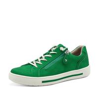 Jana Zapatillas Planas con Cremallera Veganas para Mujer, Verde, 42 EU Ancho