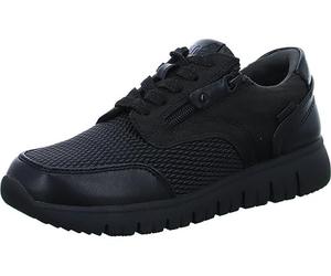 Jana Zapatillas Planas Elegantes para Mujer, con Cordones y Cremallera, Ancho H, Varios Anchos, Black Zebra, 40 EU