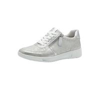Jana Zapatillas Planas para Mujer, Veganas, Estampado Plateado, 36 EU