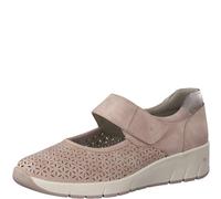 Jana Zapatos Bajos para Mujer con Cierre de Velcro Vegano, Rosa., 38 EU