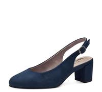 Jana Zapatos de Honda para Mujer con Correa Ajustable Vegan, Azul Marino, 37 EU