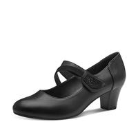 Jana Zapatos de tacón para Mujer con Correa 8-24464-42, Negro sintético, 36 EU Ancho