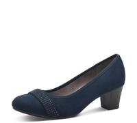 Jana Zapatos de tacón para Mujer con Detalles Brillantes Veganos, Azul Marino, 42 EU