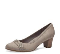 Jana Zapatos de tacón para Mujer con Detalles Brillantes Veganos, Gris, 36 EU