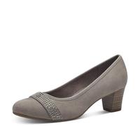 Jana Zapatos de tacón para Mujer con Detalles Brillantes Veganos, Gris, 41 EU