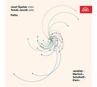 Janácek, Schulhoff, Martinů, Klein : Œuvres pour violon et violoncelle. Spacek, Jamnik.