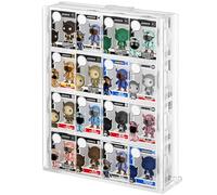 Janaden Funda Protectora de Pantalla acrílica Compatible con Juegos Funko Bitty Pop, Soporte Elevador de exhibición de plexiglás Transparente, Estante Flotante montado en la Pared para Mini Figuras,