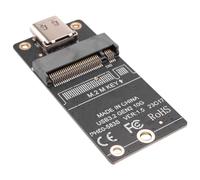 Janasiba 1 unidad M2 NVME HDD carcasa placa interposer placa JMS583 chip 10Gbps soporte 2230 2242 2260 SSD Negro