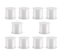 Janasiba 10 unidades de 0,2 mm de diámetro de nailon transparente para pescado