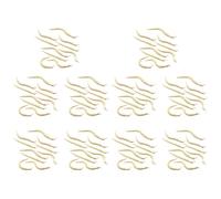 Janasiba 100 piezas 12 sin terminar serpientes articuladas serpiente flexible vacío modelo animal juguete para arte