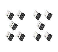 Janasiba 10X Mouse Jigglers Mover, No Detectable, Automático USB Puerto Coctelera Wiggler para Portátil, Mantiene El Ordenador Despierto, Movimiento del Ratón, Negro