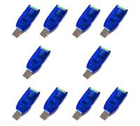 Janasiba 10X USB to RS485 RS232 convertidor actualización protección RS485 convertidor compatibilidadT V2.0 estándar -485 conector