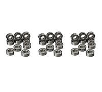 Janasiba 150 piezas MR63ZZ 3X6X2 mm ranuras rodamientos miniatura