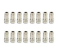 Janasiba 16 Pc N-Tipo Abrazadera Macho Rg8 Lmr400 Rg165 Rg213 7D Conector Coaxial