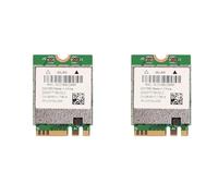 Janasiba 2 adaptadores WiFi BCM94352Z DW1560 M.2, tarjeta inalámbrica de 1200 Mbps, 802.11 AC, 2,4 GHz/5G, Bluetooth 4.0 NGFF para operativo