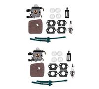 Janasiba 2 carburadores para carburador FS80 FC55 FC75 FC85 FS310 FS38 FS45 FS45C FS45L FS46 FS55 FS55RC FS55T FS74 (Fs80)