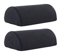 Janasiba 2 cojines ergonómicos para pies de apoyo para pies debajo del escritorio, pies de espuma, apoyo para pies de espuma, masaje (tela de )