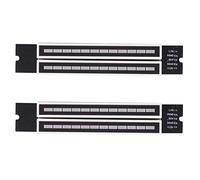 Janasiba 2 indicadores de de música duales con 12 indicadores LED VU, amplificador, lámparas, velocidad de luz, tarjeta ajustable para MP3 CC 7-12 V ()