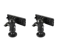 Janasiba 2 soportes para buscador de peces marinos, soporte de base de ecosonda de 360 grados, soporte universal para buscador de peces, soporte GPS MAP placa