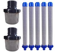 Janasiba 2 unidades 288716 3/4 con 5 unidades 288749 60Mesh SG2/SG3 filtro de pulverización para pulverizadores de pintura sin aire