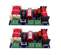 Janasiba 2 unidades de 2 vías 250 W 2500 Hz-3000 Hz divisor de frecuencia DIY altavoz circuito de filtro de cine en casa HiFi estéreo audio crossover duradero fácil de usar