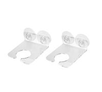 Janasiba 2 unidades de soporte para copas de vino para bañera, ventosa, vaso individual, estante para vino, ducha, estante de almacenamiento para copas de vino, soporte para bebidas montado en la