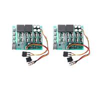 Janasiba 2 x DC 10-55 V 12 V 24 V 36 V 48 V 55 V 100 A Motor Regulador de velocidad PWM HHO RC Interruptor de conducción trasera con indicador LED