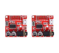 Janasiba 2 x MP3 Bluetooth Decodificador de pérdida de altavoz de coche libre amplificador de audio modificado Bluetooth 4.1 Circuito estéreo módulo receptor