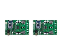 Janasiba 2 x placa amplificador Bluetooth 5.0 AUX 20 W/30 W puerto serie para cambiar el nombre del amplificador estéreo mono (sin llamada)