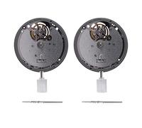 Janasiba 2 x Reemplazo del movimiento mecánico automático 'Reloj de movimiento entero apto para accesorios de piezas de repuesto TMI NH38 / NH38A, plateado