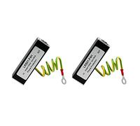 Janasiba 2 x Teléfono Fax Protección contra sobretensión Arrestor RJ11 Kl01-P4H Negro RJ11 ADSL