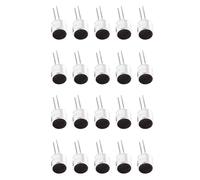 Janasiba 20 unidades electret micrófono cápsula 6050 con pines PCB condensador