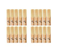Janasiba 20 unids clarinete caña fuerza 2.5 2-1/2 cañas bambú madera soplas partes y accesorios