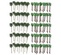 Janasiba 200 piezas de palma de modelo árboles/paisaje modelo plástico Artical diseño lluvia diorama