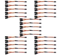Janasiba 25 Unidades 150 mm Tipo Y Extendido Línea Extendida Cable Para Futaba Jr Y Arnés Servo Lead Extension