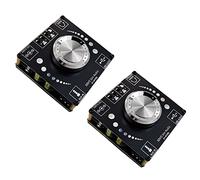 Janasiba 2X XY-AP100L 100WX2 Tarjeta Amplificador Estéreo Bluetooth 5.0 AUX USB Tarjeta de Audio Amplificador de Potencia Digital