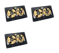 Janasiba 3 cassette Audio Reel to Reel Cassette 50 Minutos Cinta Doble Cara Bobina de Metal Carcasa hueca Autoconstrucción