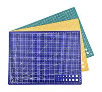 Janasiba 3 unidades A4 de corte de esteras acolchadas, patchwork, herramientas de retazos, herramientas de bricolaje, tabla de cortar, almohadilla de corte autorreparadora de doble cara