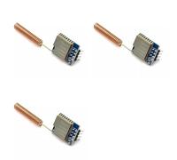 Janasiba 3X Ra-01 LoRa SX1278 433M Módulo de Transmisión de Espectro Inalámbrico Spread con un Alcance De 10 Km