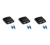 Janasiba 3X USB 3.0 Switch KVM Switch 5 Gbps 2 en 1 Output USB Switch USB 3.0 Way Sharer para impresora, teclado y ratón