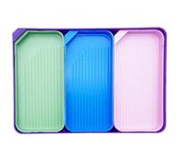 Janasiba 4 bandejas grandes, herramientas de pintura de diamantes y juegos de piezas, accesorios de arte de diamantes, varios tamaños